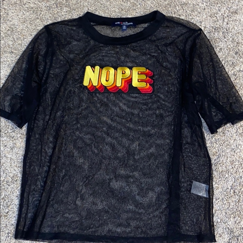 Mesh nope top